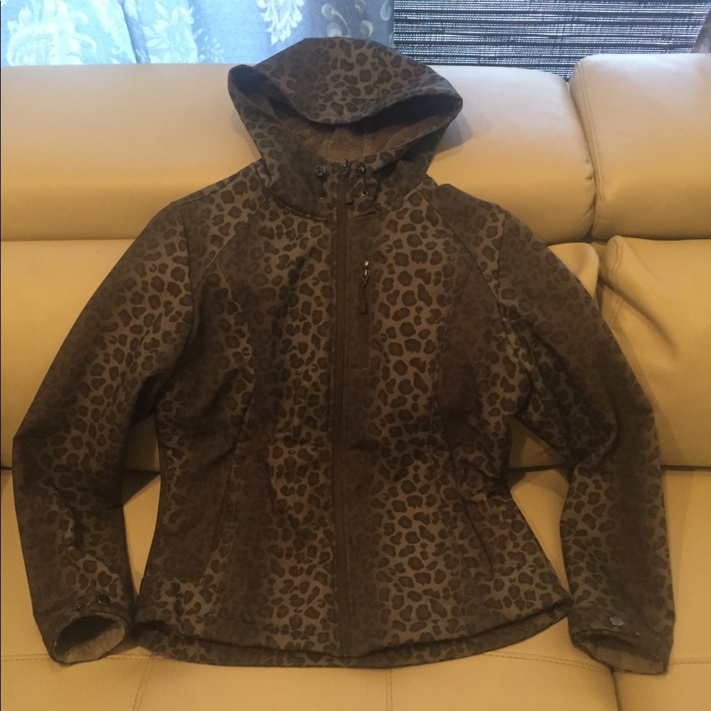cheetah ZeroXposur lined zip up jacket